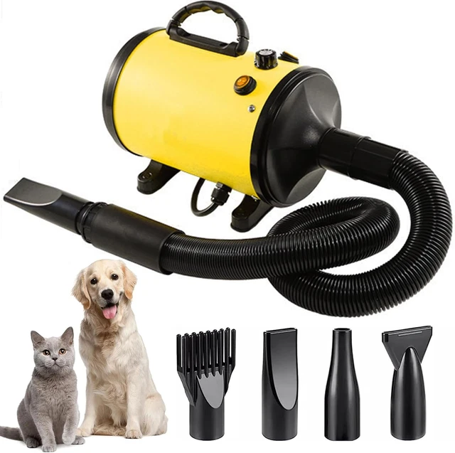 Soffiatore per Cani, Asciugacapelli per Cani 2800W, Asciugatore per Cani, Asciug