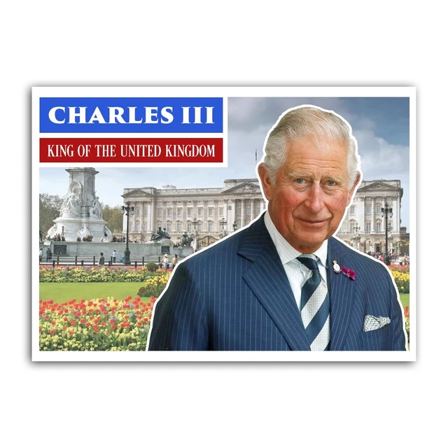 KING CHARLES III Custom Buckingham Palace ACEO Royal Britain Trading