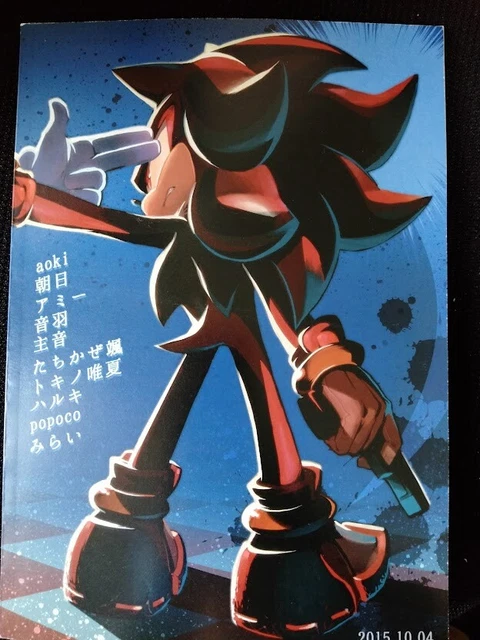 DOUJINSHI SONIC THE Hedgehog & Shadow Anthology (A5 52pages) Radical ...