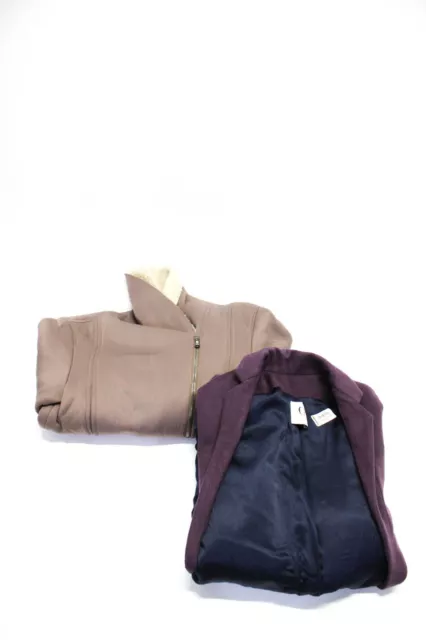 CHARLOTTE RONSON MENS Pea Biker Coats Purple Grey Size Medium Lot 2 $42 ...