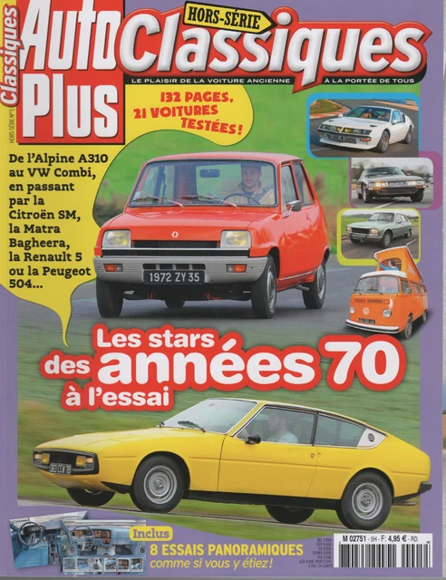 AUTO PLUS CLASSIQUES Hs5 Les Stars Des Annees 70 A L'essai EUR 14,99 ...