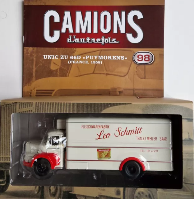 ALTAYA IXO 1/43 - Camions d'autrefois 98 - Unic ZU 66 Leo Schmitt