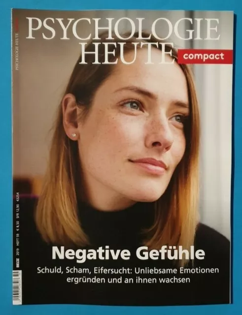 Psychologie Heute compact Negative Gefühle  Heft 59/2019 ungelesen abs.TOP