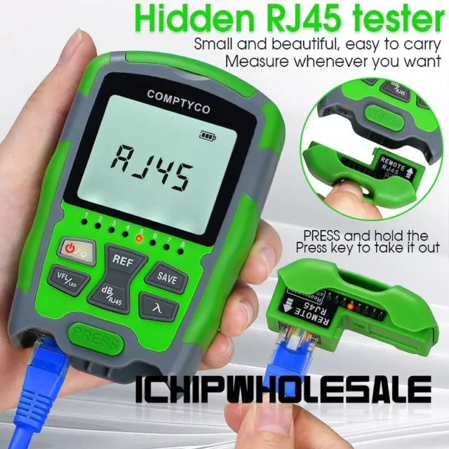 4 in 1 Mini OPM Rechargeable Optical Power Meter Red Light Integrated Machine