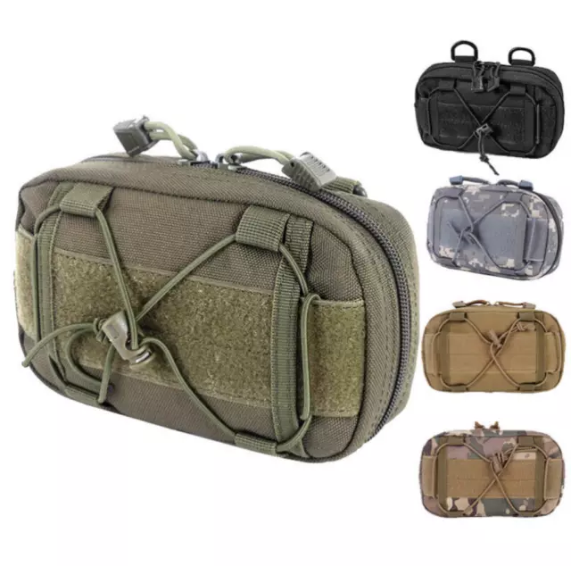 MOLLE TACTICAL HORIZONTAL Admin Pouch Compact 1000D Utility EDC Tool ...