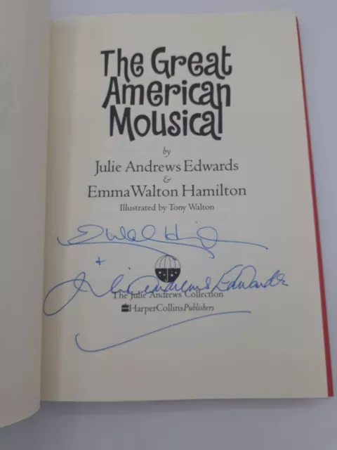 The Great American Mousical signed by Emma Walton & Julie Andrews