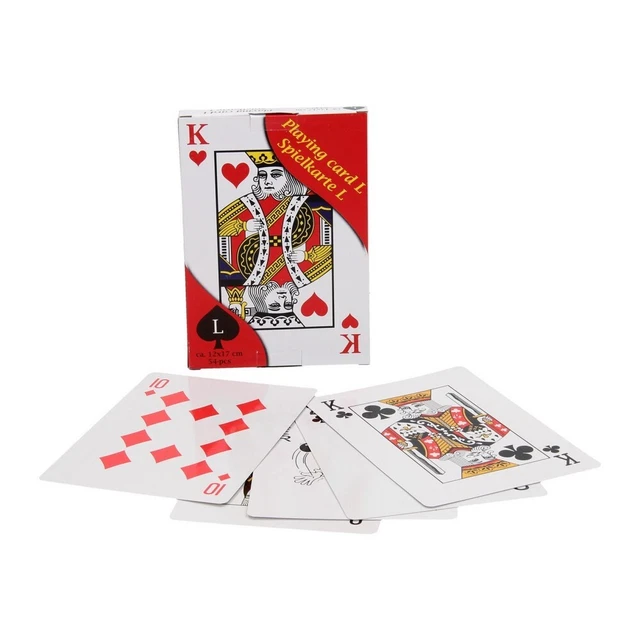 Jeux de 54 cartes XXL, carte géante