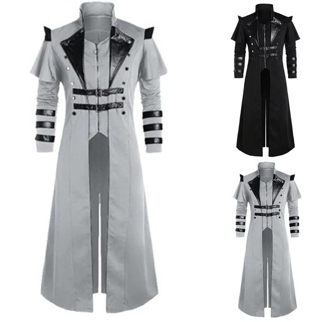 Moda Vestito Uomini Steampunk Tailmant Giacca Vittoriana 1pcs Assassino