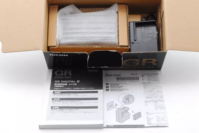 Count 10 [MINT] Ricoh GR Digital IV Black 10.4 MP Compact Camera From JAPAN