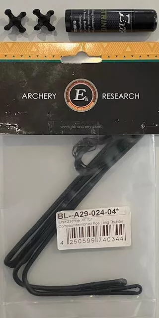 original Sehne CRS-028 für THUNDER G3 von Ek Archery + Wachs + 2 Sehnendämpfer