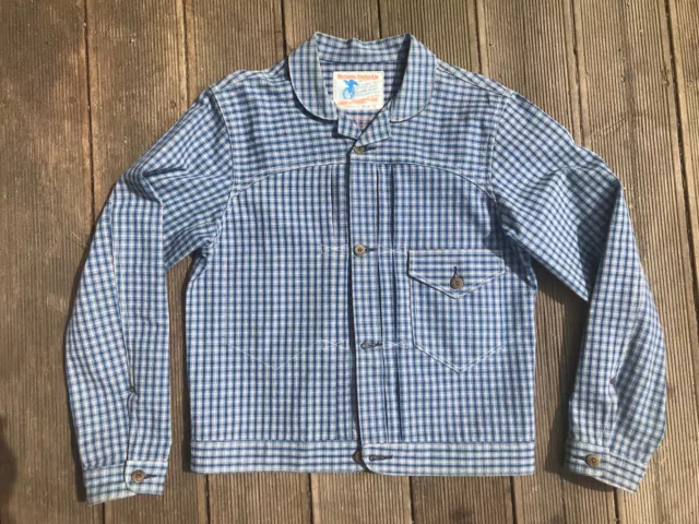 SALE - SUGAR Cane Co. 'Fiction Romance' 8oz Indigo Stripe Work