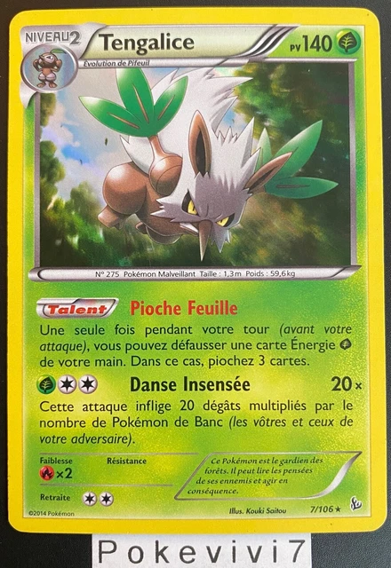 Pokemon Card TENGALICE 7/106 Holo XY2 Sparks FR USED