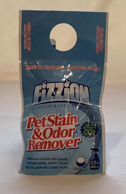 Fizzion Pet Stain & Odor Remover Refill Tablets 1-Tablet (Makes 23 oz)