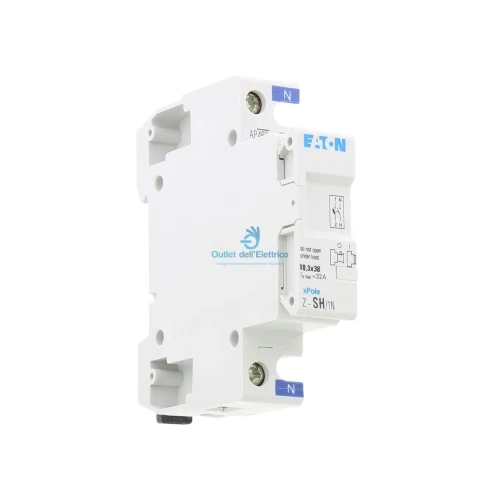 Eaton 263877 Z-sh/1n portafusibile sezionatore 10,3x38 1p+n