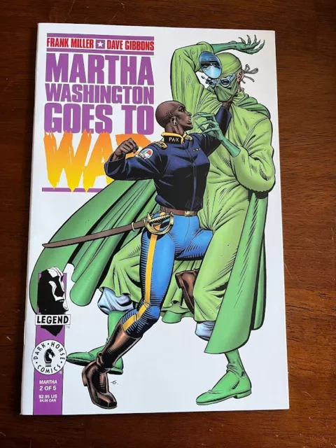 Martha Washington Goes To War # 2 Vf Dark Horse Comics 1994 Frank Miller