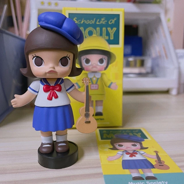 POP MART KENNYSWORK School Molly Mini Figure Designer Toy Figurine Music Society