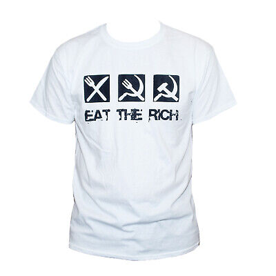 Class War Eat The Rich T shirt Political Protest  Activist Unisex Short Sleeve