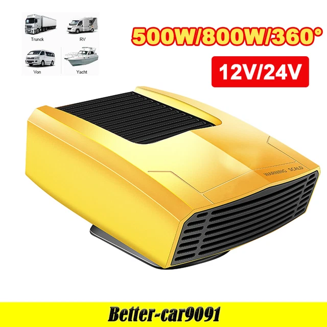 12V 24V 800W Car Truck Heater Electric Heating Fan Defroster Demister Portable
