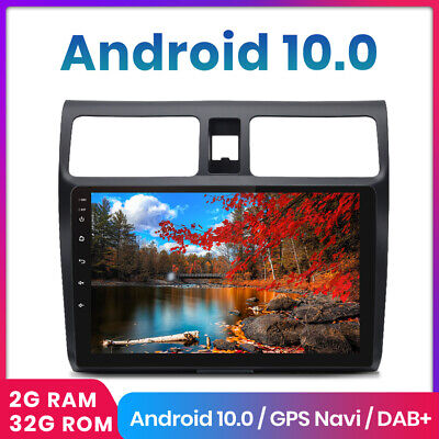 DAB 10" Autoradio Android GPS SAT Navigatore WIFI USB DAB Per Suzuki Swift 2005-2010 