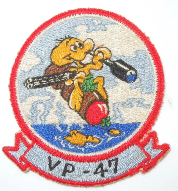 ORIGINAL VIETNAM WAR US Navy VP-47 Patrol Squadron Aviation Patch Q74 ...