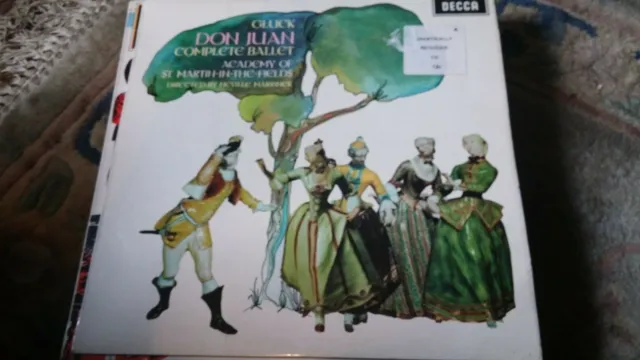 Neville Marriner,"Gluck : Don Juan" Vinyl LP-LXT 6339