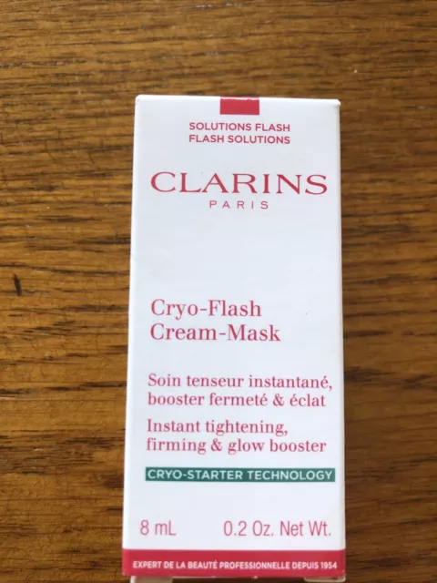 CLARINS- ECHANT. SOIN TENSEUR INSTANTANÉ BOOSTER FERMETÉ CRYO FLASH- 8 ml - NEUF