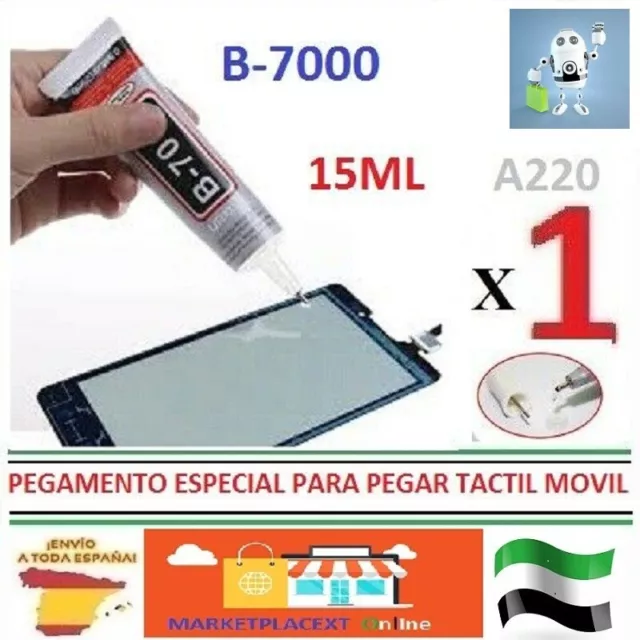 Pegamento adhesivo especial B7000 110ml pegar LCD tactil pantalla marco  Movil - Pcycopy