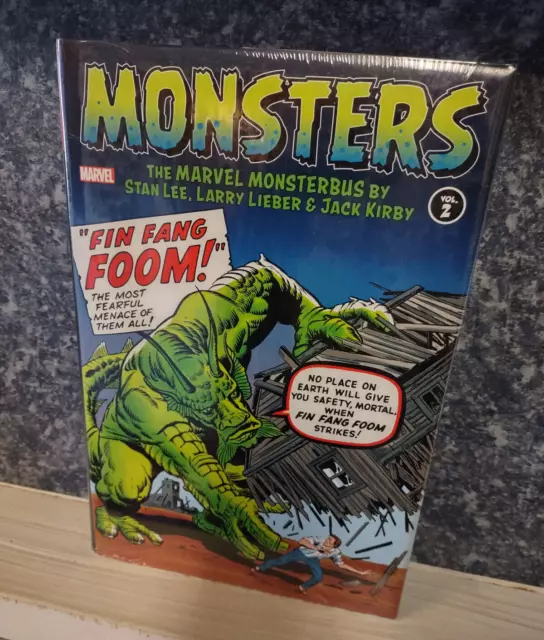 Monsters Monsterbus Volume 2 Lee Kirby Omnibus Marvel HC Hard Cover Sealed $100
