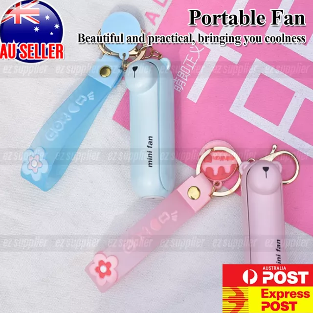 Mini Portable Hand-held Fan Pocket Fan Cooling Travel 3 Speed Rechargeable HOT
