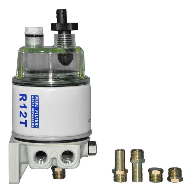R12T Fuel/Water Separator Filter Engine Marine Filter Replace 120AT NPT Assembly