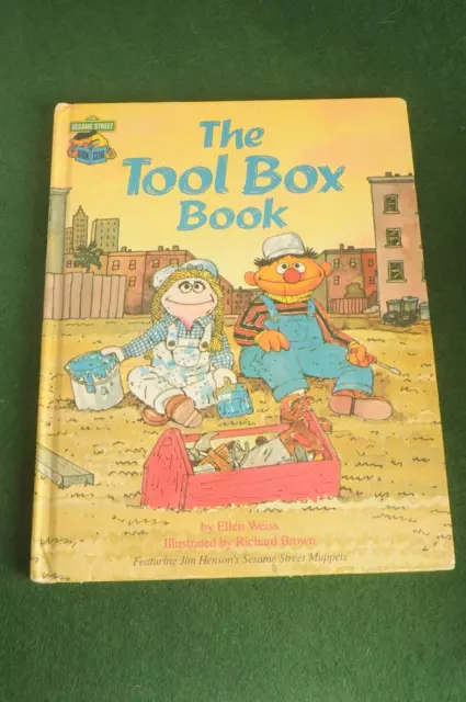 Vintage Sesame Street Book Club The Tool Box Book (1980,First Edition)