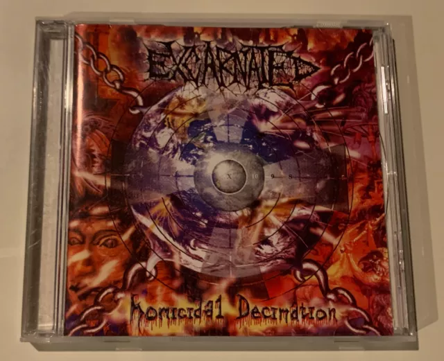 EXCARNATED Homicidal Decimation 2002 CD Aussie Death/Grind MISERY inhume