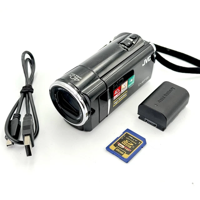 JVC　Everio GZ-F200T JVC KENWOOD Everio GZ-F200-T Camcorder Video Camera 60x Zoom