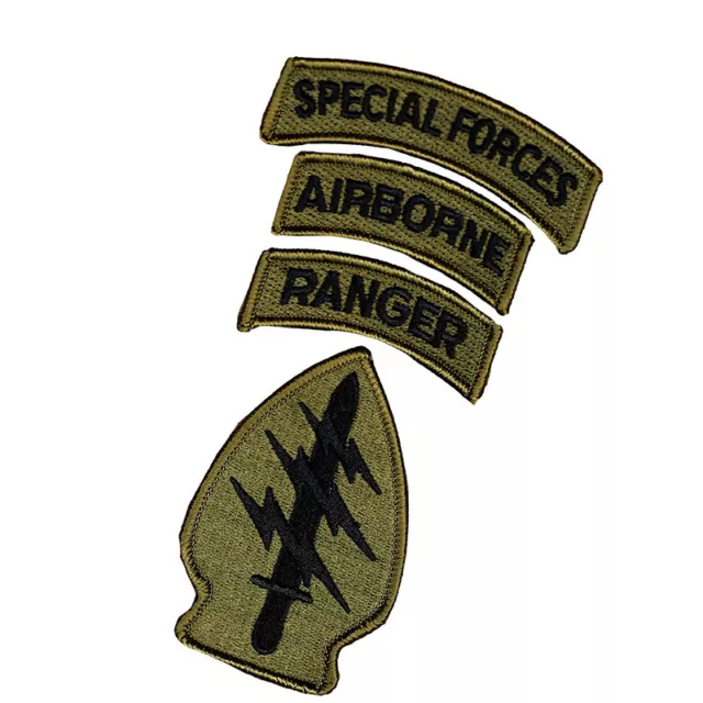 Us Army Special Forces Group Airborne Sfga Sf Ranger Top Desert Dcu Patch Green