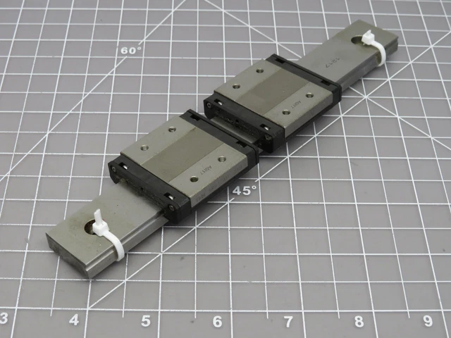 Lot of 2 THK SRS12WM OF429 Linear Motion Ball Bearing Carriage on Rail 7 Inch T1