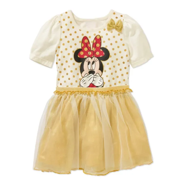 Minni Disney Tutu Abito 1-Pc Completo Abbigliamento Set Bambini Taglie 2T 3T 4T