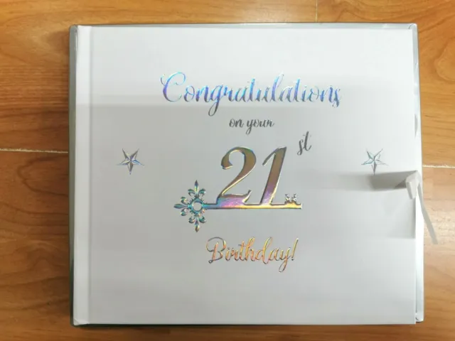 21st Birthday Guest Book 21 Guest book    22cm x 19cm