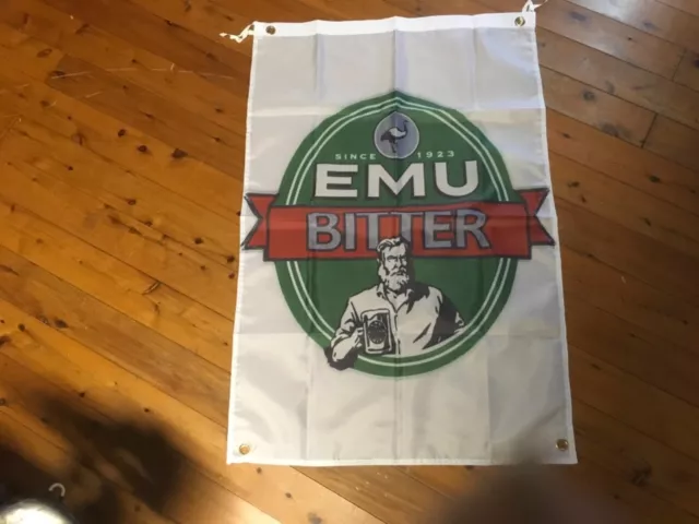 man cave printed poster flag banner swan lager emu export bitter mancave gift