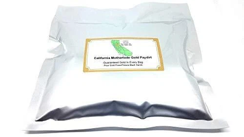 2 lb California Motherlode Gold Paydirt Bonanza Bag Contains Gold,Silver & Pl...