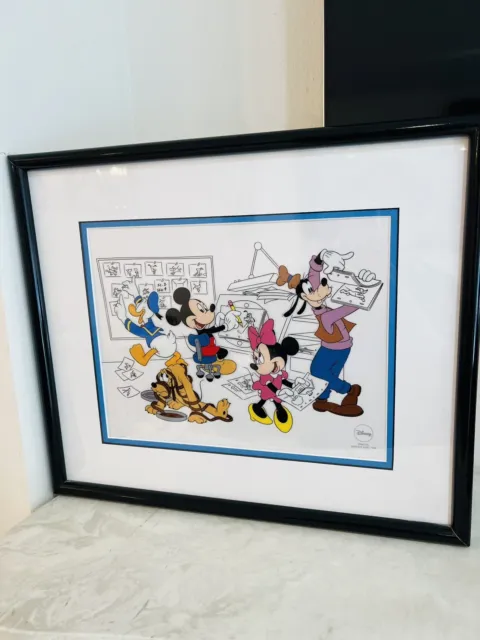 Disney’s/ Limited Edition Sericel  With The Famous “ Disney’s Fab Five “