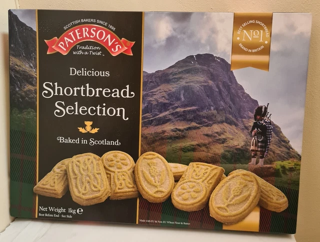 Paterson Shortbread Biscotti 1 kg*BB 12/2023*NUOVI**Deliziosi Selezione Bread