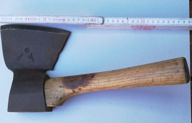 Altes Beil - Zimmermann - Behauaxt - Rechtshänder - 1,72 kg