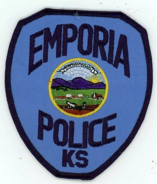 Kansas Ks Emporia Police Nice Shoulder Patch Sheriff