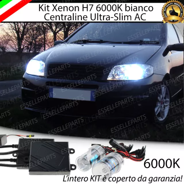 Kit Xenon Xeno H7 Ac 6000 K 35W Specifico Per Fiat Punto Mk2 Restyling No Error