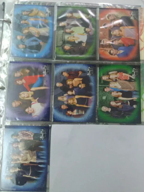 Buffy The Vampire Slayer Sky Tv Set Of 7 Trading Cards Inkworks 2004