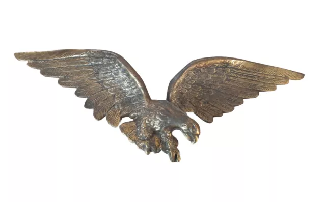 29" Cast Iron or Brass With Gold Finish FEDERAL BALD EAGLE Wall PLAQUE #7032