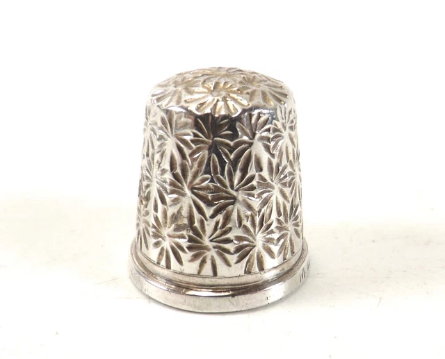 Silver Thimble Hallmarked Birmingham 1993 Ref 399/8