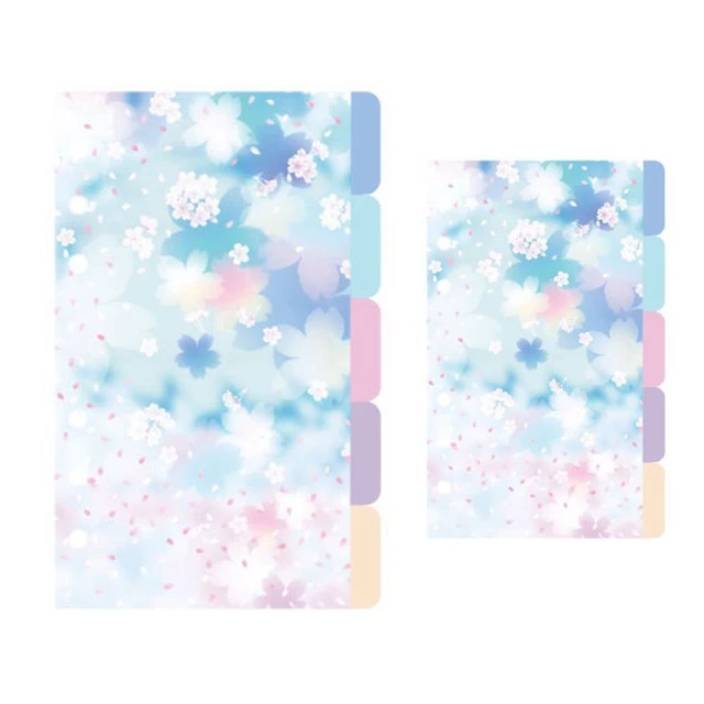 Blossom Loose Leaf Refills Index Divider Separator for Planner Journal Notebook