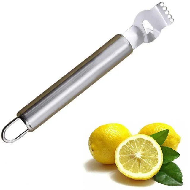 Peeling Tool Lime Fruit Citrus  Stainless Steel Lemon Zester Grater