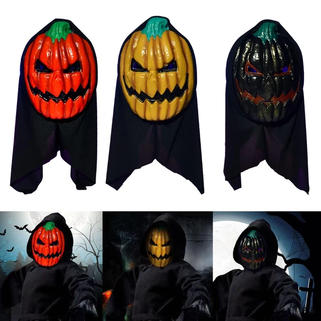 Accessori per feste in costume con maschera con testa di zucca di Halloween